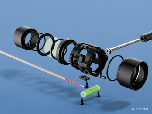 Precision Aluminum Lens Housing - Optical Component