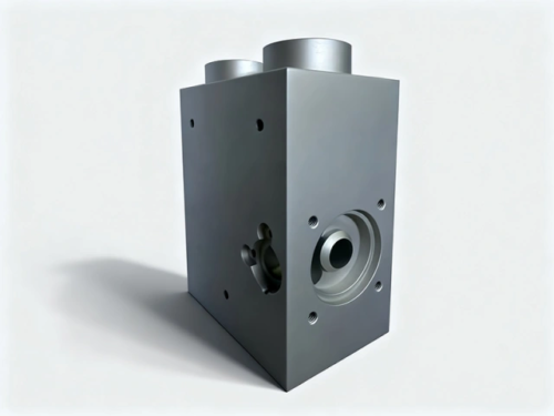 Complex Valve Body for Air Compressor - 5-Axis CNC Machining
